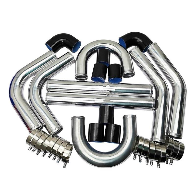 Luftansaugschlauch UNIVERSAL 2,5 Zoll 63mm 2MM Dicke Aluminium LADELUFTKÜHLER Turbo Rohr ROHRLEITUNGSSATZ Ansaugrohr von DUDUYANG