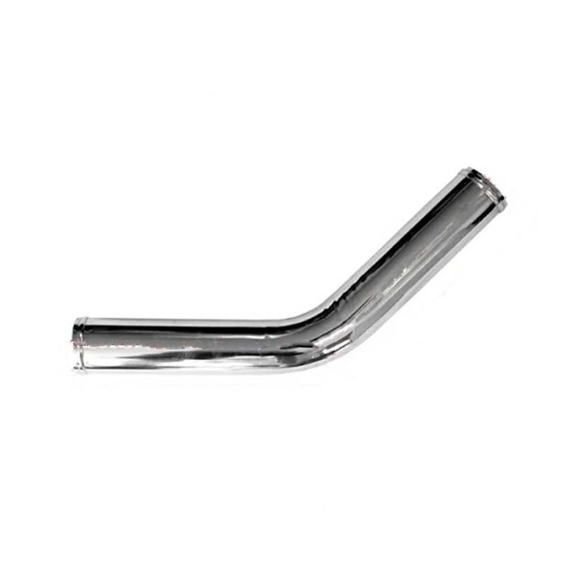 Luftansaugschlauch Universal 2,5 Zoll 63mm 0/45/90/180 Grad Aluminium Rohr Ladeluftkühler Kalt Ansaugrohr Racing Turbo High Flow Ansaugrohr(63mm(45 Degrees)) von DUDUYANG