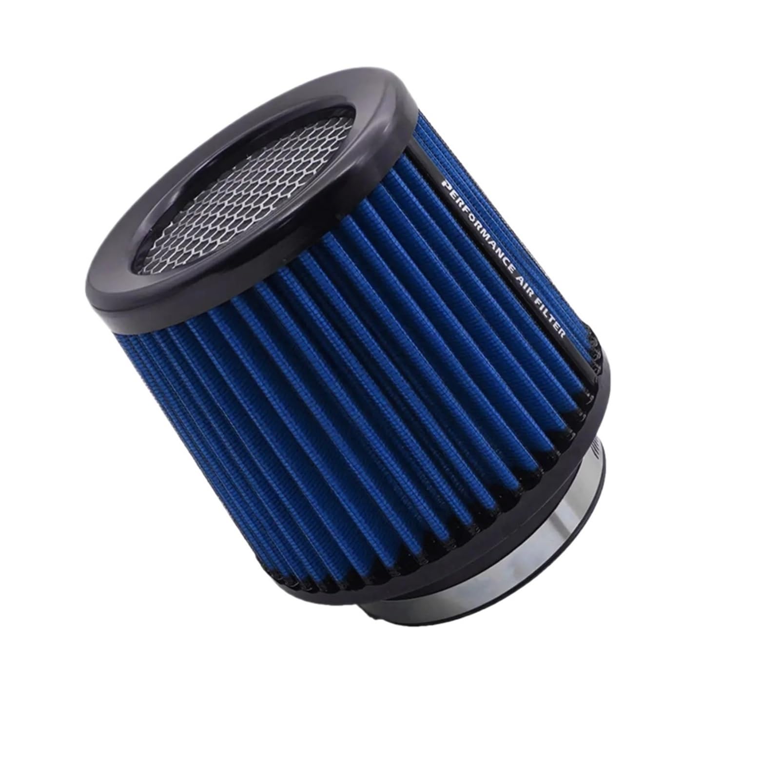 Luftansaugschlauch Universal-Rennwagen-Kaltluftansaugfilter Lufteinlass 76 MM 3-Zoll-Auto-Hochdurchflussluftfilter Mit 63,5 Mm Reduziergummiring Ansaugrohr(76mm-Blue) von DUDUYANG
