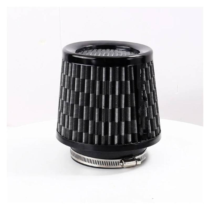 Luftansaugschlauch Universelle Auto-Luftfiltermodifikation 76 MM 89 MM 101 MM High Flow Kaltkegel-Luftansaugfilter 2,5 Zoll 3 Zoll 3,5 Zoll Ansaugrohr(Chequer) von DUDUYANG