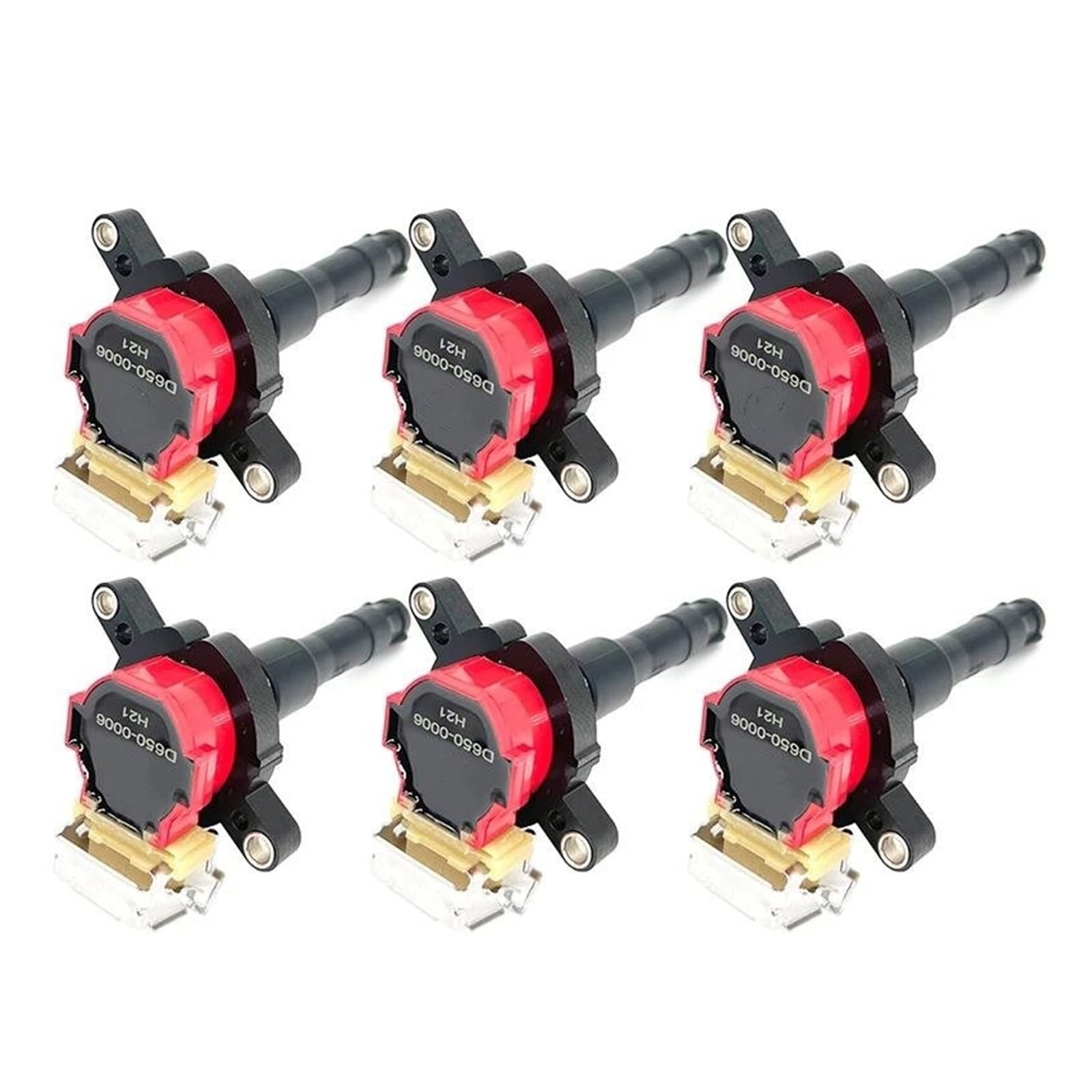 DUDUYANG Zündspule Funken Für M52 E36 E46 E39 X5 M5 M3 Z3 Z8 325i 330i 330xi 328i 525i 530i 528i 3.2L 2.5 2.8 2.3L 3.0 L6 (6PCS) von DUDUYANG
