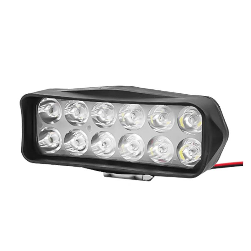 DUEYUU Heck -Rücklicht Universal Auto Arbeit Licht 8/12/24 Hohe Helligkeit Off-für straßenfahrzeuge Motorrad Scheinwerfer Scheinwerfer Wasserdicht Nebel licht 12V(12) von DUEYUU