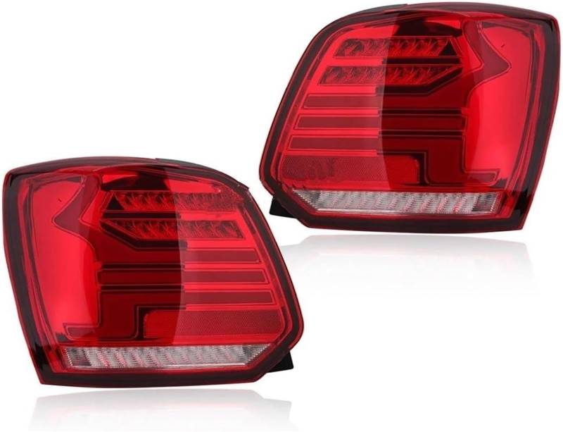 DUEYUU Rücklicht Für VW Für Polo MK5 6C 6R 2010-2018 Laufende Blinker für Signallicht Montage Autozubehör von DUEYUU