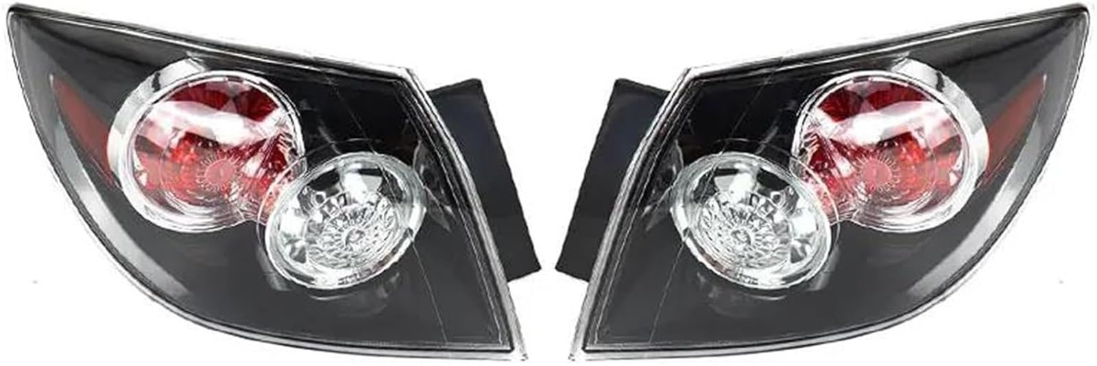 Rücklicht Auto Hinten Schwanz Licht Montage Drehen für signal Bremse Lampe für Mazda 3 2004-2010(Left and right) von DUEYUU