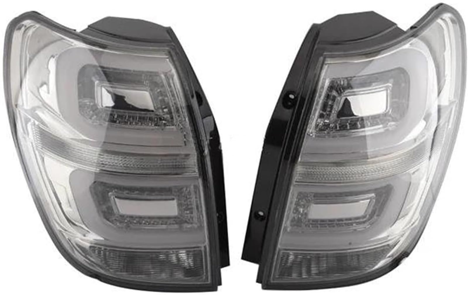 Rücklicht Für Chevrolet für captiva 2008-2015 Hinten Stoßstange Bremse Drehen für signal Anzeige(Schwarz) von DUEYUU