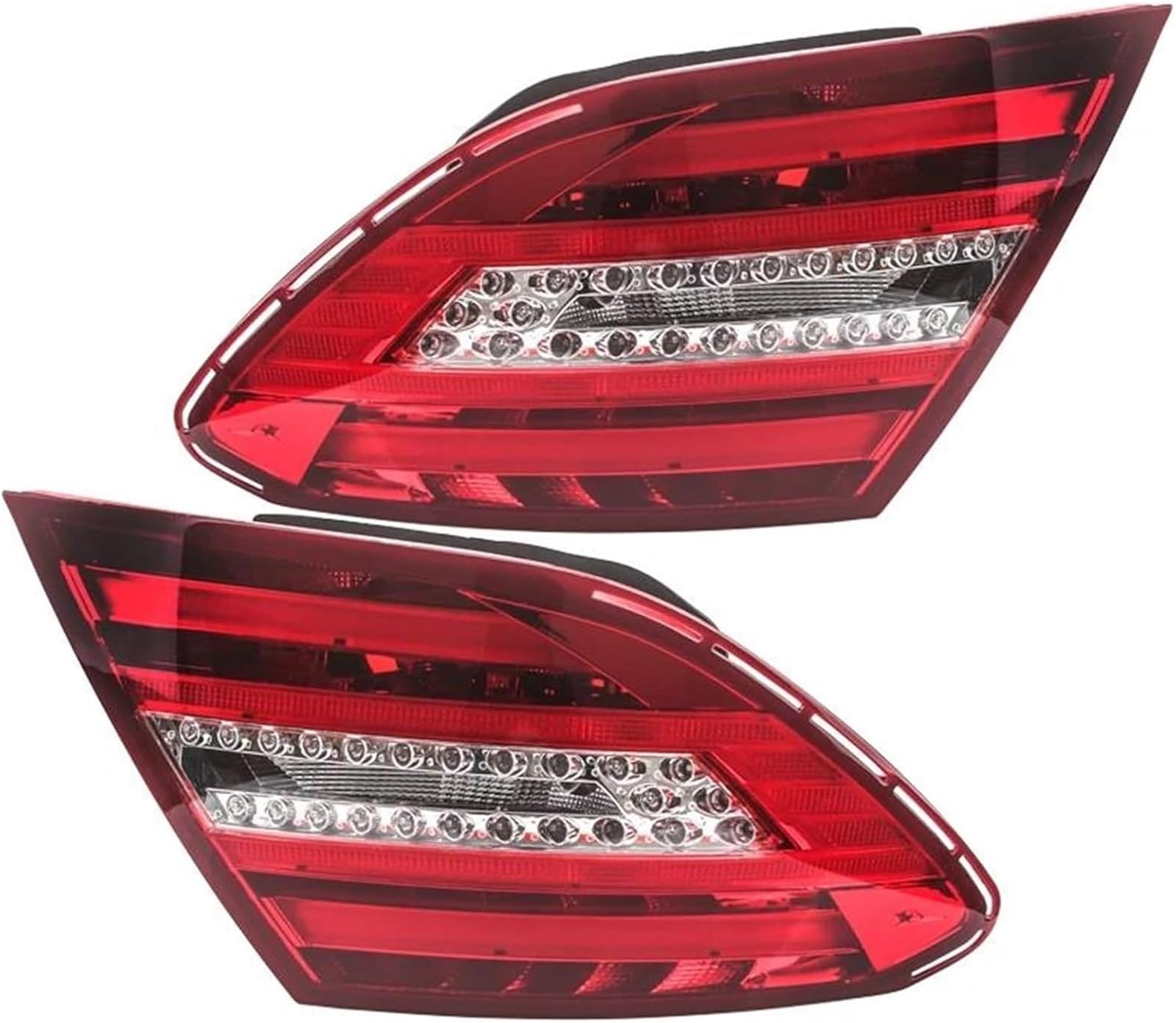 Rücklicht Für Mercedes für Benz W204 C180 C200 2011-2014 Fahren Lampe Stop Bremslichter(Left and right) von DUEYUU
