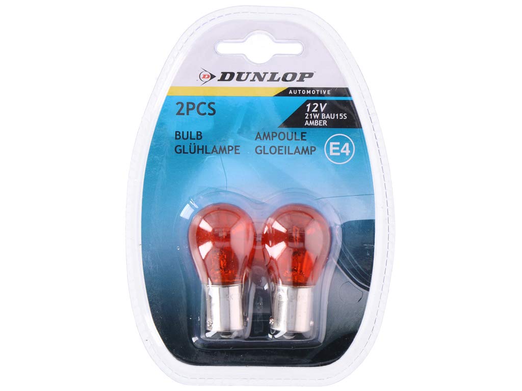 Dunlop Fahrzeug Dunlop Auto Beleuchtung 2-Wege Auto Lampen Set 12V BAU15S PY21W E4, 06141 Dunlop Fahrzeug Dunlop Auto Beleuchtung 2-Wege Auto Lampen Set 12V BAU15S PY21W E4, 06141 von Dunlop Automotive