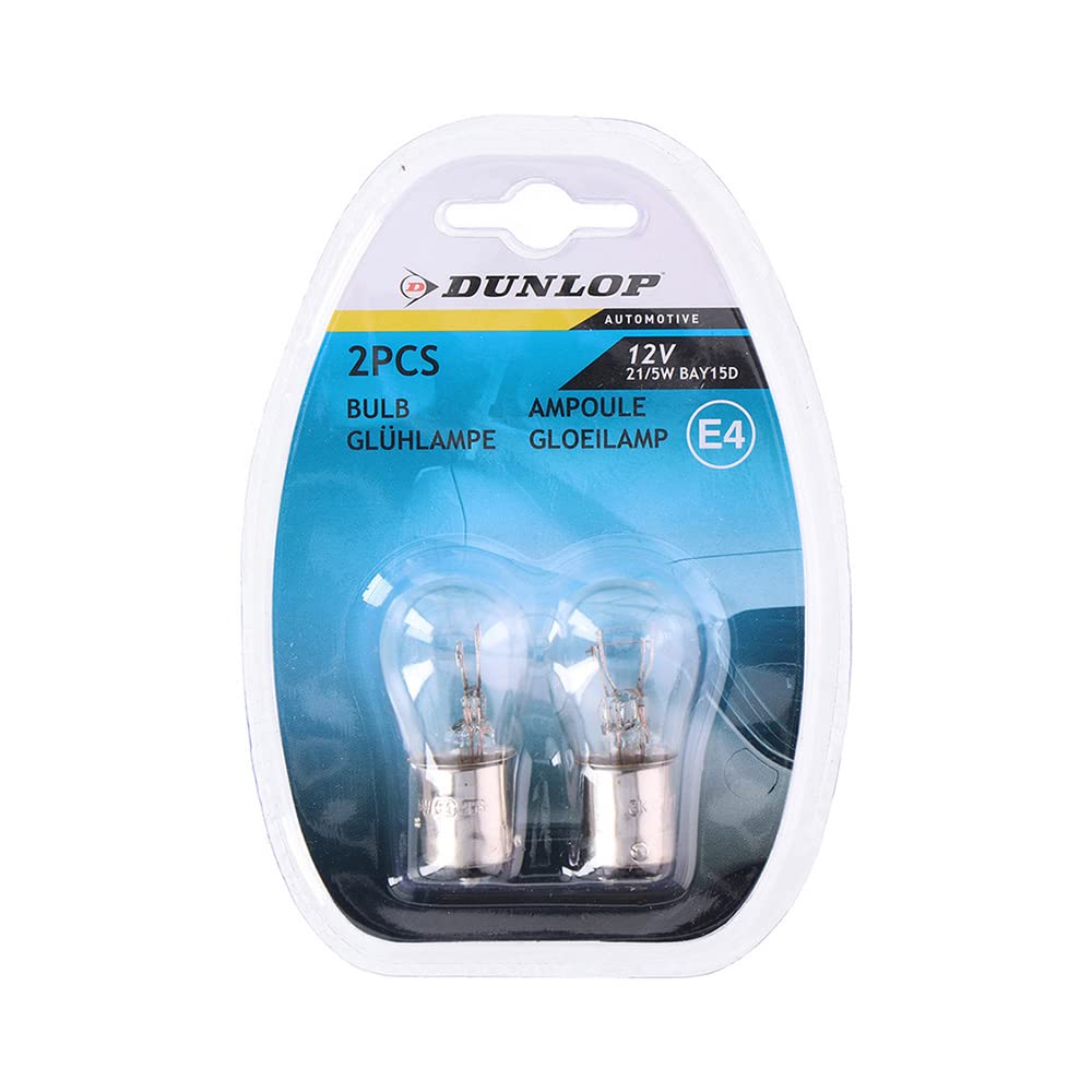 Packung mit 2 Glühbirnen, 12 V, 21/5 W, Ersatz für Autos Dunlop Packung mit 2 Glühbirnen, 12 V, 21/5 W, Ersatz für Autos Dunlop von Dunlop Automotive