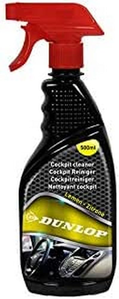 Dunlop Automotive Fahrzeug-Cockpit-Reiniger - Zitrone - 500 ml von Dunlop Automotive
