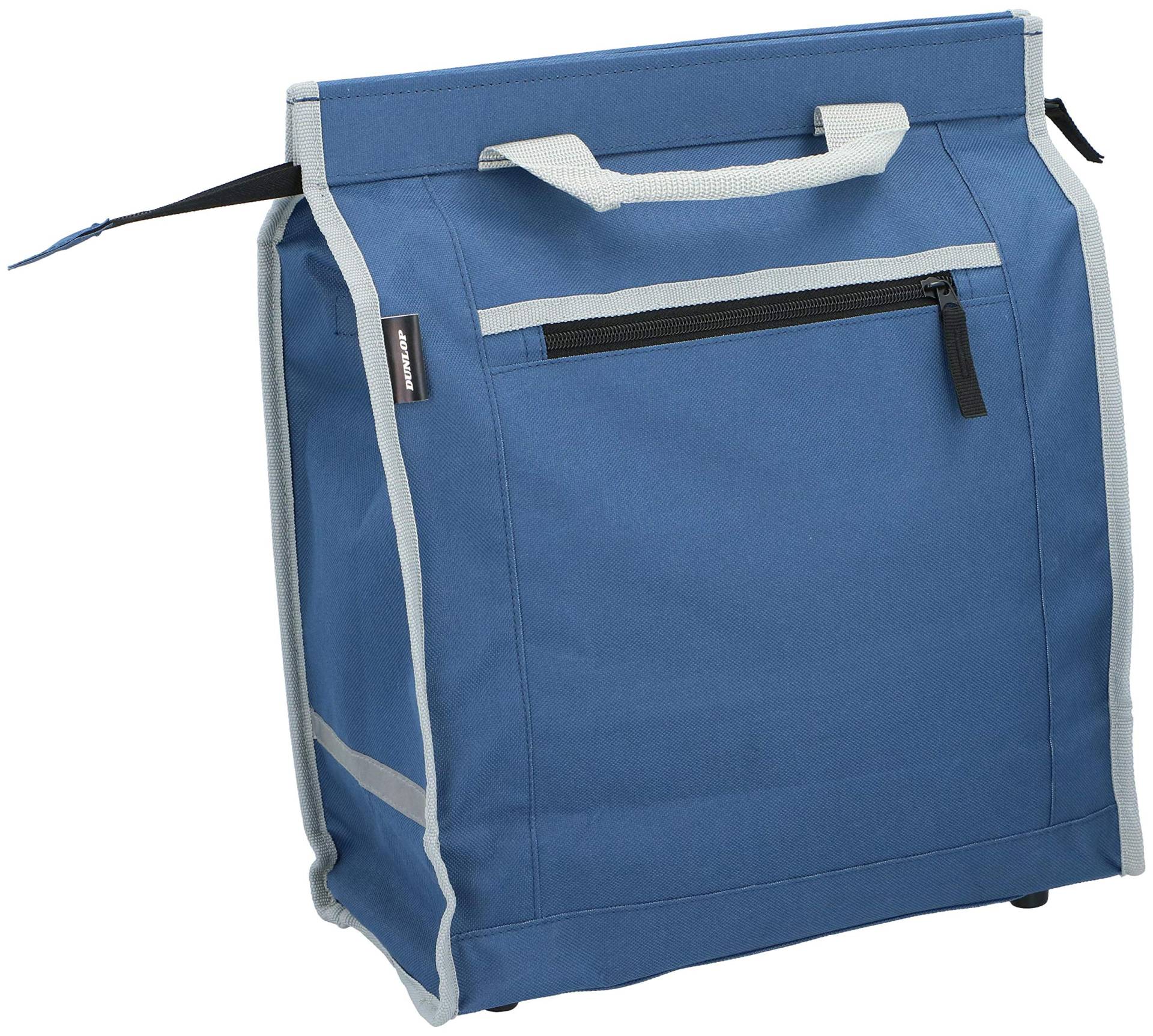 Dunlop - Fahrradtasche - wasserdichte Gepäckträgertasche mit Fluoreszierenden Streifen - 20L und 34 x 15 x 38 cm - Blau Dunlop - Fahrradtasche - wasserdichte Gepäckträgertasche mit Fluoreszierenden Streifen - 20L und 34 x 15 x 38 cm - Blau von Dunlop Bike