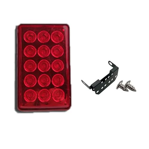 Auto Bremslicht Fit Verwendung für F1-Stil-Pilot-Licht Allgemein modifiziert Auto-Schwanz-Warnfahrzeug-Hinterkollisionsschutz-Prävention blinkende Bremsbremse Bremsleuchte ( Color : Model 2 , Size : R von DUNSBY