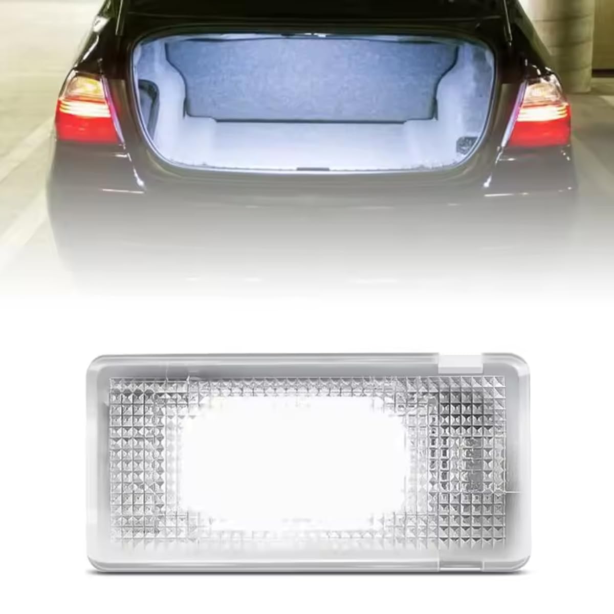 1 x 12 V Fußraum-/Gepäckleuchte, Canbus, fehlerfreie Kofferraum-Innenleuchte, kompatibel mit BMW E81/E82/E87/E88/F10/F11 E53 E84 E36 E46 E61 E90 1 x 12 V Fußraum-/Gepäckleuchte, Canbus, fehlerfreie Kofferraum-Innenleuchte, kompatibel mit BMW E81/E82/E87/E88/F10/F11 E53 E84 E36 E46 E61 E90 von DUOMAICN
