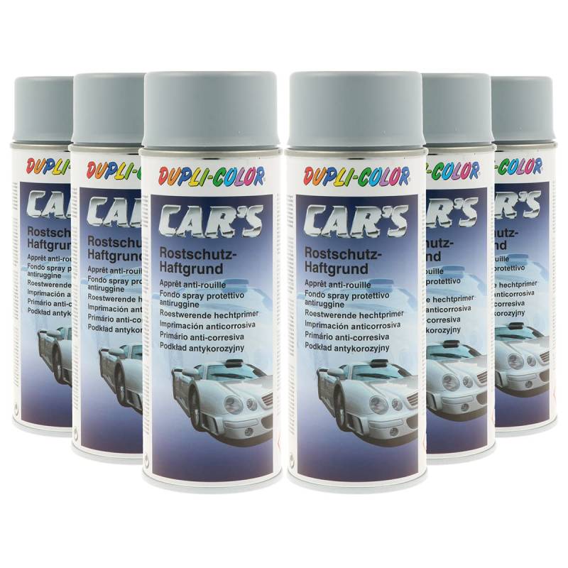 DUPLI-COLOR 100009 SET CAR´S ROSTSCHUTZ-HAFTGRUND grau 6 x 400 ml von Dupli-Color
