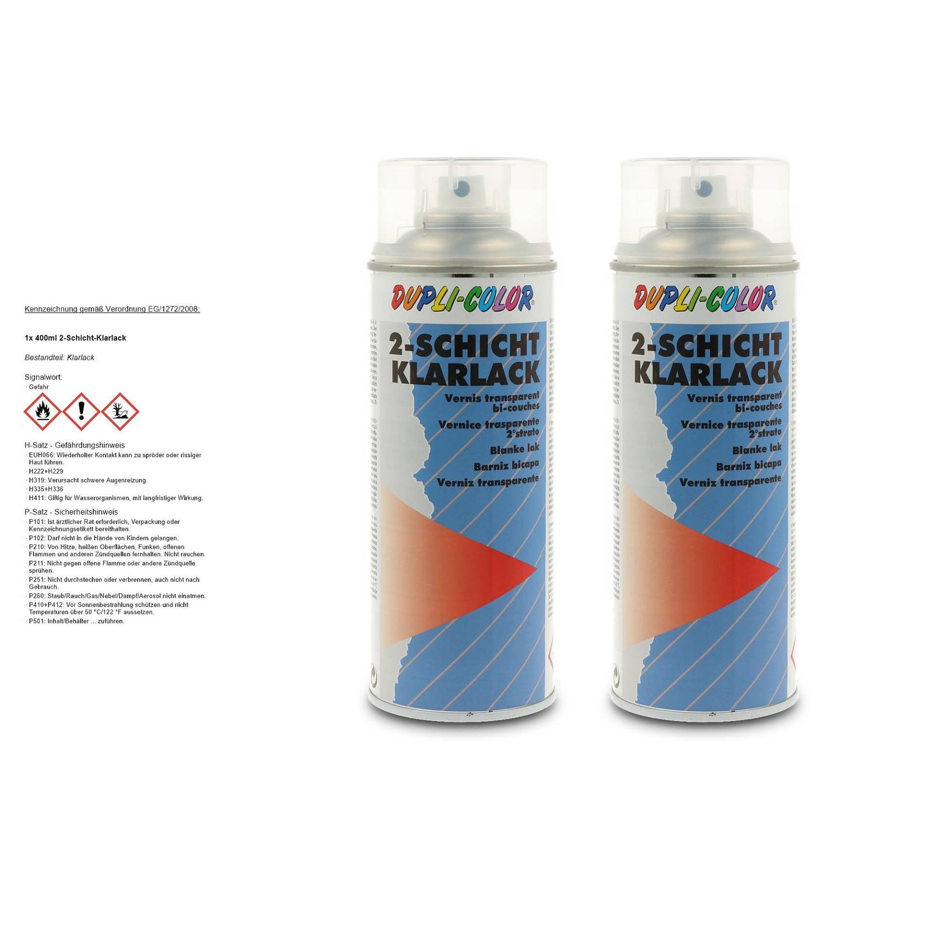 DUPLI COLOR 2x 400ml 2-Schicht-Klarlack DUPLI COLOR 2x 400ml 2-Schicht-Klarlack von Dupli-Color