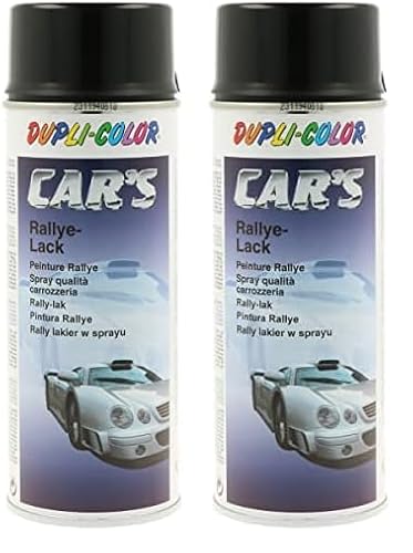 DUPLI-COLOR 385865 CAR´S schwarz glänzend 400 ml (Packung mit 2) von Dupli-Color