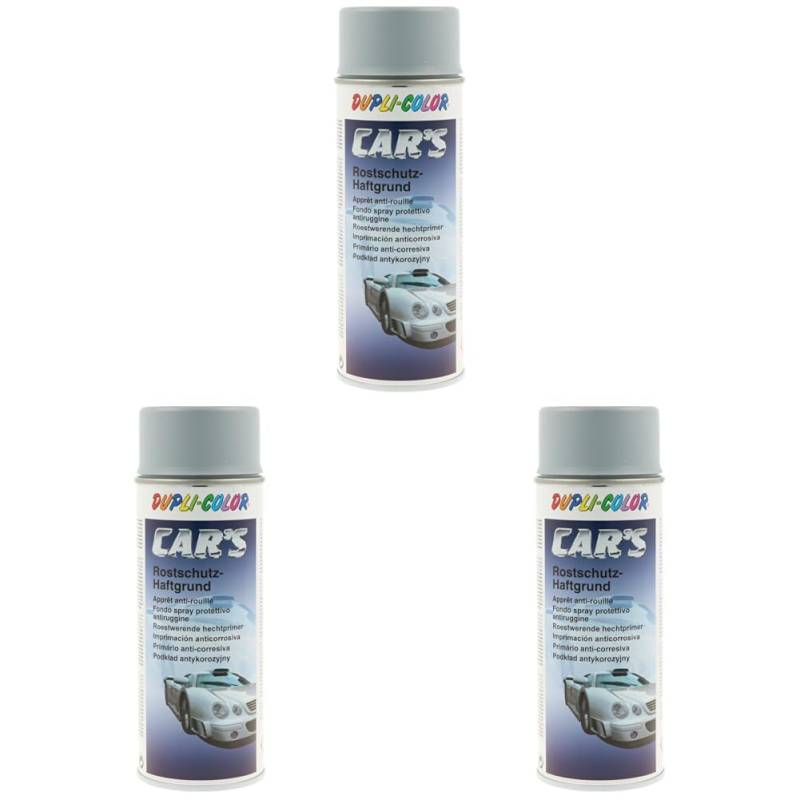 DUPLI-COLOR 385889 CAR´S Rostschutz Haftgrund grau 400 ml (Packung mit 3) von Dupli-Color