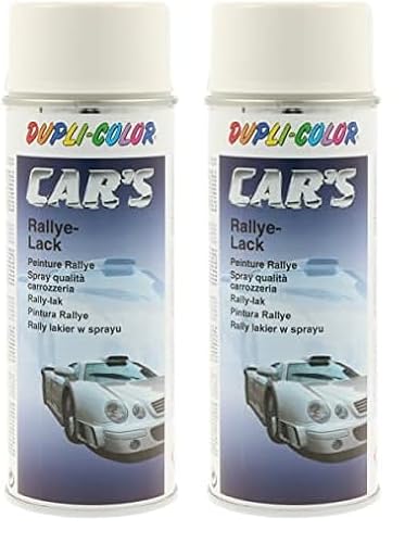 DUPLI-COLOR 385896 CAR´S weiß glänzend 400 ml (Packung mit 2) von Dupli-Color