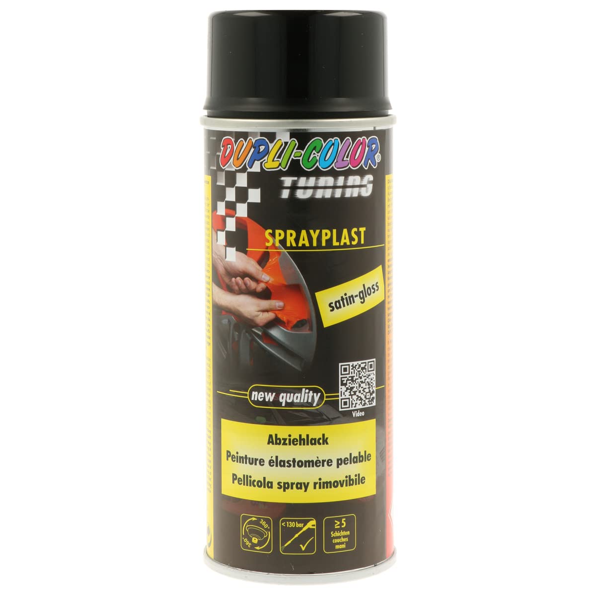 DUPLI-COLOR 388040 Sprayplast schwarz seidenglänzend 400 ml DUPLI-COLOR 388040 Sprayplast schwarz seidenglänzend 400 ml von Dupli-Color