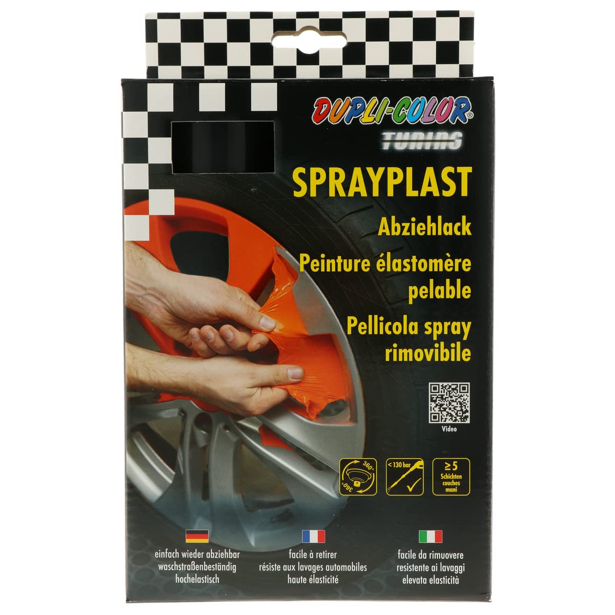 DUPLI-COLOR 388132 Set Sprayplast carbon seidenglänzend 2x400 ml von Dupli-Color