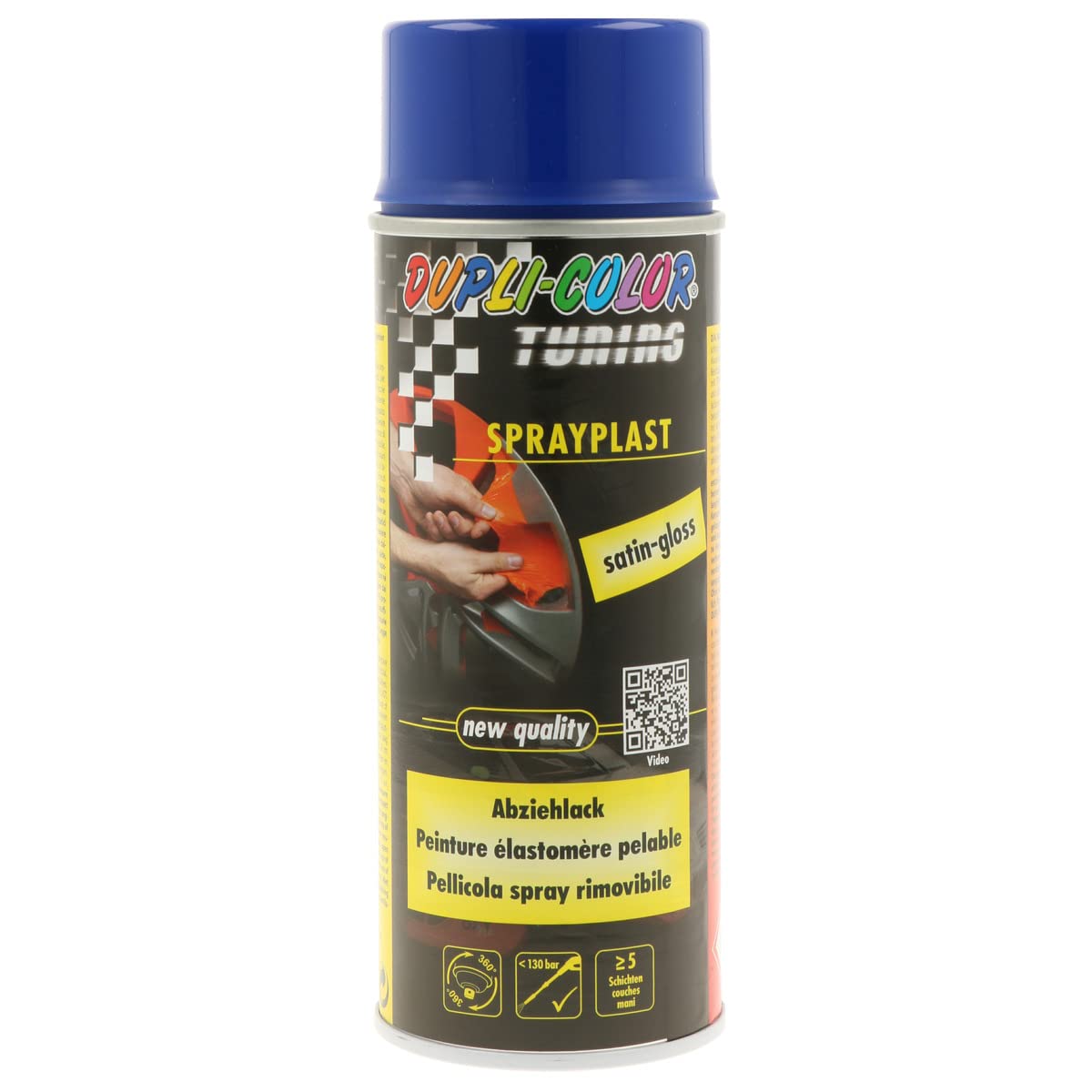 DUPLI-COLOR 412752 Sprayplast blau seidenglänzend 400 ml von Dupli-Color