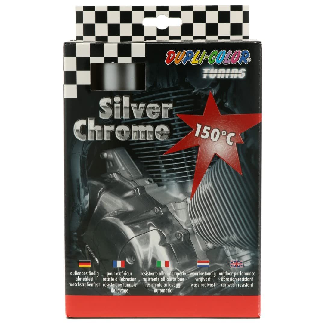 DUPLI-COLOR 674570 Silver Chrome Set Auto 400 ml DUPLI-COLOR 674570 Silver Chrome Set Auto 400 ml von Dupli-Color