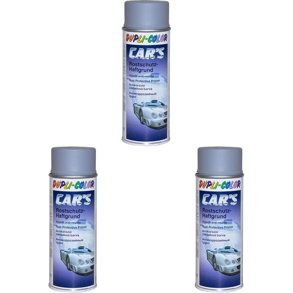 DUPLI-COLOR 740220 CAR´S Rostschutz Haftgrund rot 400 ml (Packung mit 3) von Dupli-Color
