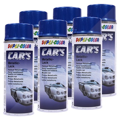 Dupli Color 6x 400ml Car's Metallic-Lack azurblau [Hersteller-Nr. 706837] von DUPLI COLOR