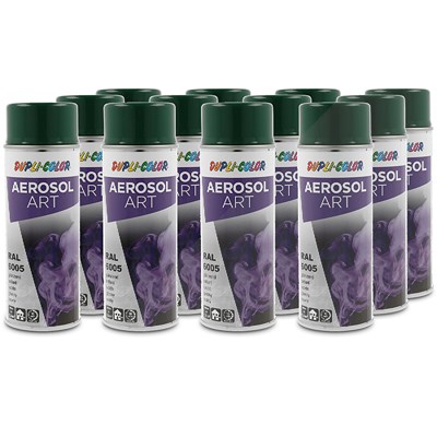 Dupli Color 12x 400ml Aerosol Art RAL 6005 moosgrün glänzend [Hersteller-Nr. 722615] von DUPLI COLOR