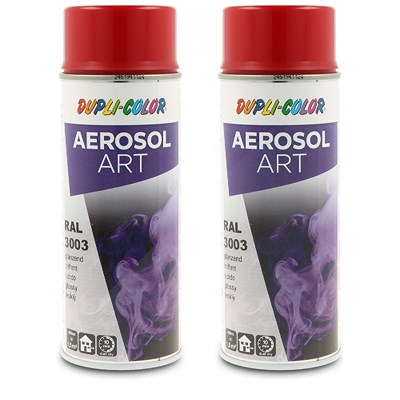 Dupli Color 2x 400ml Aerosol Art RAL 3003 rubinrot glänzend [Hersteller-Nr. 732966] von DUPLI COLOR