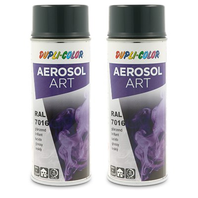 Dupli Color 2x 400ml Aerosol Art RAL 7016 anthrazitgrau [Hersteller-Nr. 741289] von DUPLI COLOR