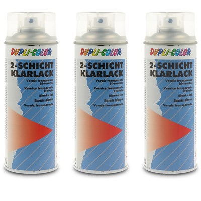 Dupli Color 3x 400ml 2-Schicht-Klarlack [Hersteller-Nr. 191695] von DUPLI COLOR