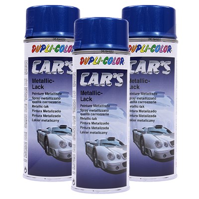 Dupli Color 3x 400ml Car's Metallic-Lack azurblau [Hersteller-Nr. 706837] von DUPLI COLOR