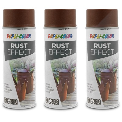 Dupli Color 3x 400ml Rosteffekt-Spray [Hersteller-Nr. 383588] von DUPLI COLOR