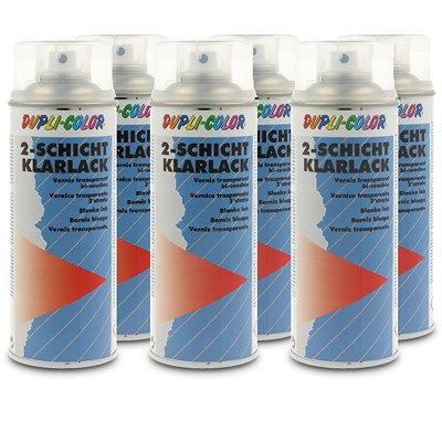 Dupli Color 6x 400ml 2-Schicht-Klarlack [Hersteller-Nr. 191695] von DUPLI COLOR