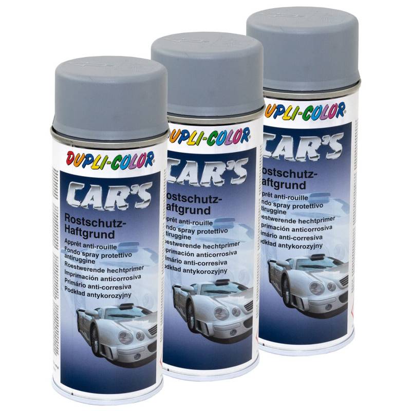 Haftgrund Grundierung Rostschutz Cars Dupli Color 385889 Grau 3 X 400 ml von DUPLI_bundle