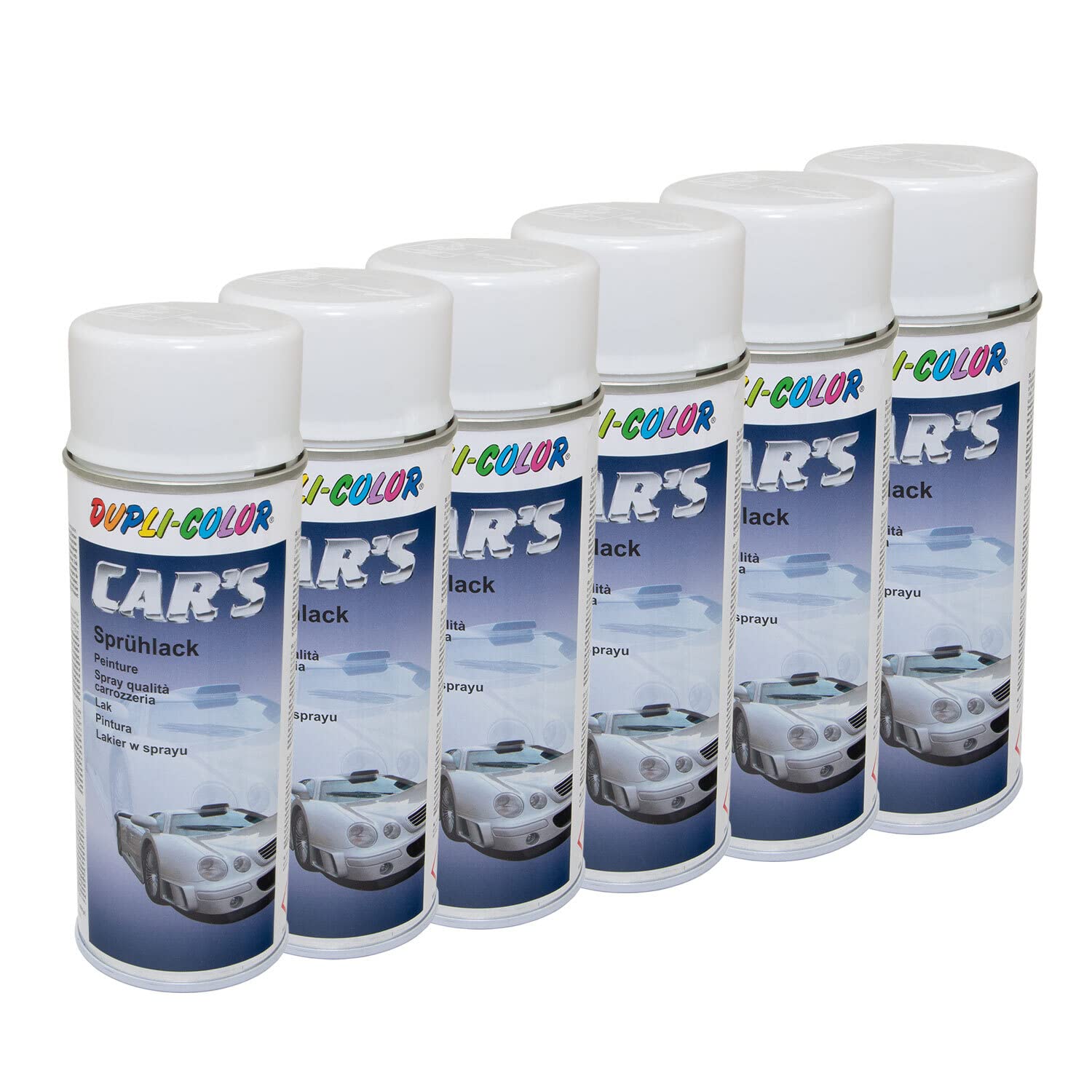Lackspray Spraydose Sprühlack Cars Dupli Color 385896 weiss glänzend 6 X 400 ml Lackspray Spraydose Sprühlack Cars Dupli Color 385896 weiss glänzend 6 X 400 ml von DUPLI_bundle