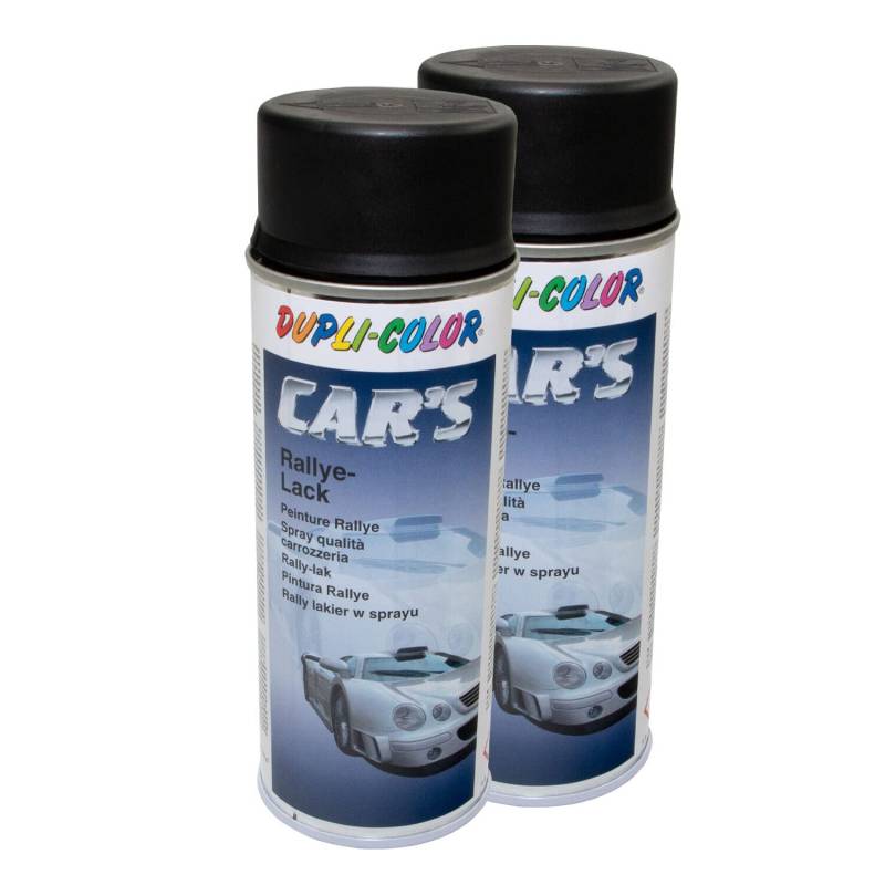 Lackspray Spraydose Sprühlack Cars Dupli Color 652240 schwarz seidenmatt 2 X 400 ml von DUPLI_bundle