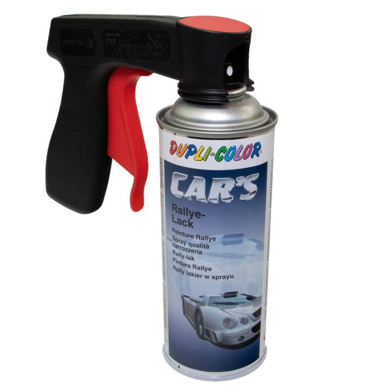 Lackspray Spraydose Sprühlack Cars Dupli Color 652240 schwarz seidenmatt 400 ml mit Pistolengriff von DUPLI_bundle