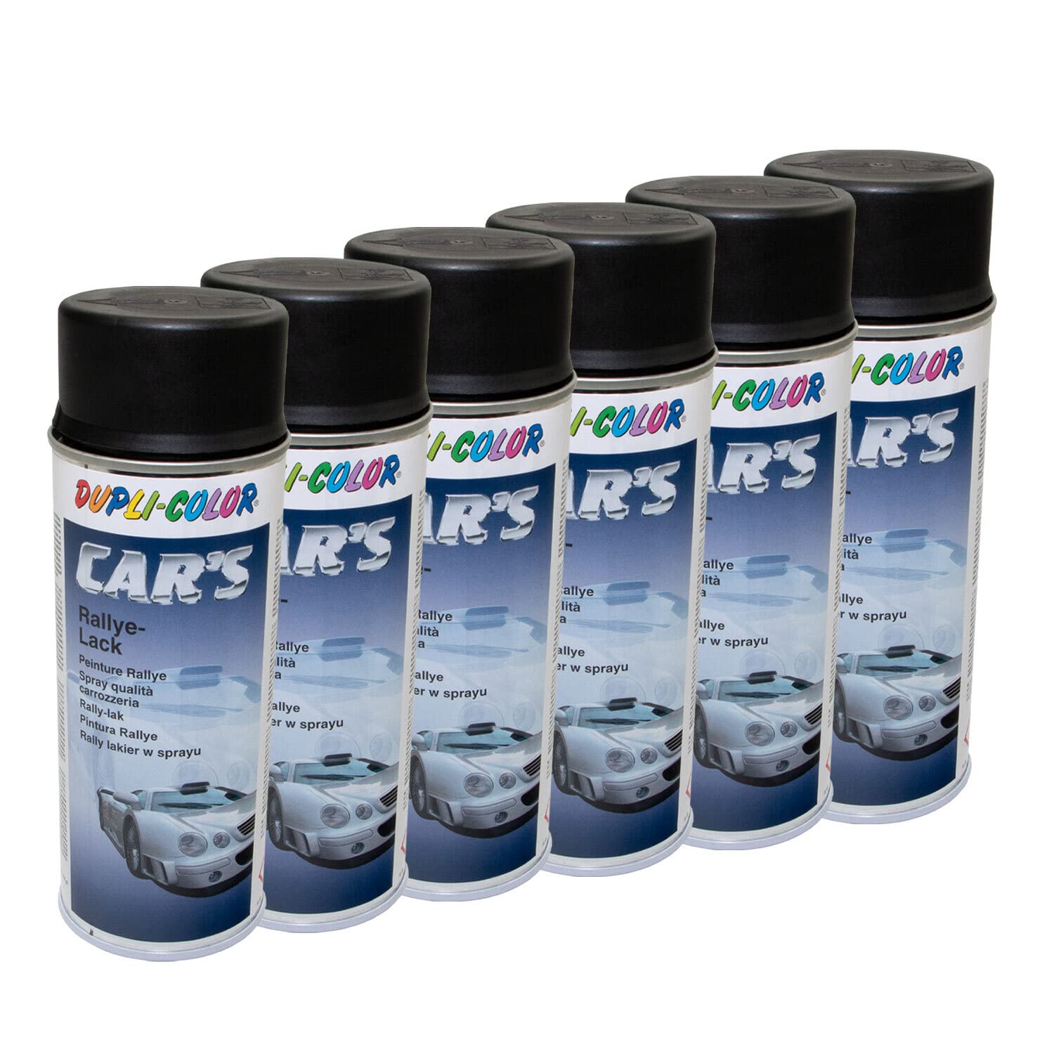 Lackspray Spraydose Sprühlack Cars Dupli Color 652240 schwarz seidenmatt 6 X 400 ml Lackspray Spraydose Sprühlack Cars Dupli Color 652240 schwarz seidenmatt 6 X 400 ml von DUPLI_bundle