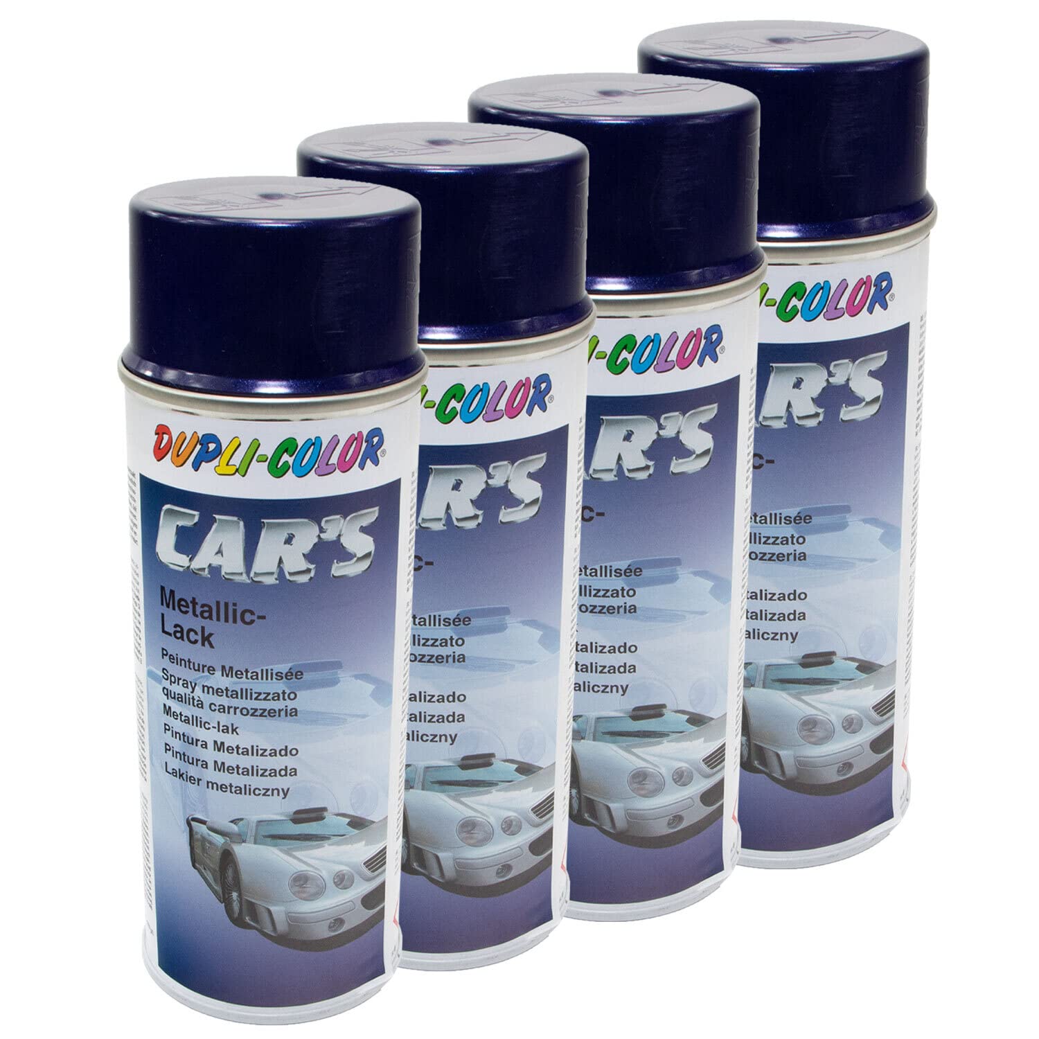 Lackspray Spraydose Sprühlack Cars Dupli Color 706844 blau-lila metallic 4 X 400 ml von DUPLI_bundle