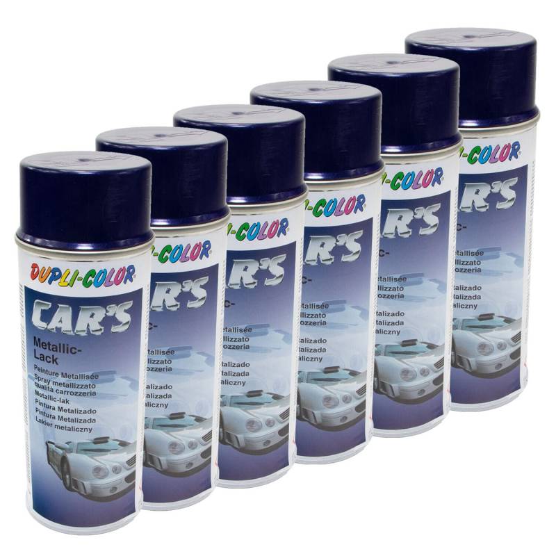 Lackspray Spraydose Sprühlack Cars Dupli Color 706844 blau-lila metallic 6 X 400 ml von DUPLI_bundle