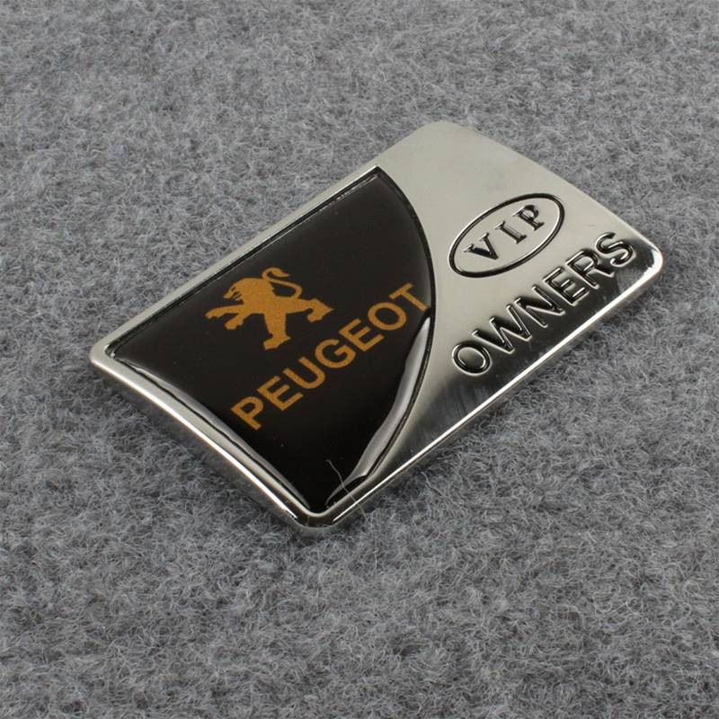 Abzeichen Logo für Peugeot 5008 308 4008 408 508, Buchstaben Wort Emblem-Aufkleber,Autoaufkleber Sticker Emblem,Auto Emblem Abziehbilder Styling Dekoratives Emblem von DURAGS