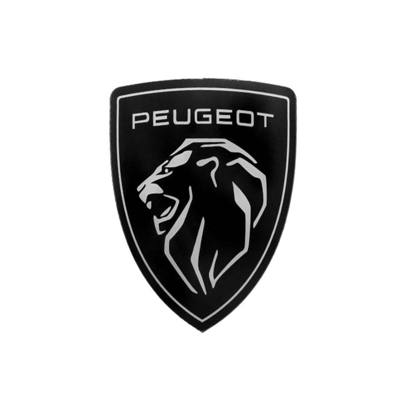 Abzeichen Logo für Peugeot 508L 4008 5008 308 2008 408, Buchstaben Wort Emblem-Aufkleber,Autoaufkleber Sticker Emblem,Auto Emblem Abziehbilder Styling Dekoratives Emblem,Small von DURAGS