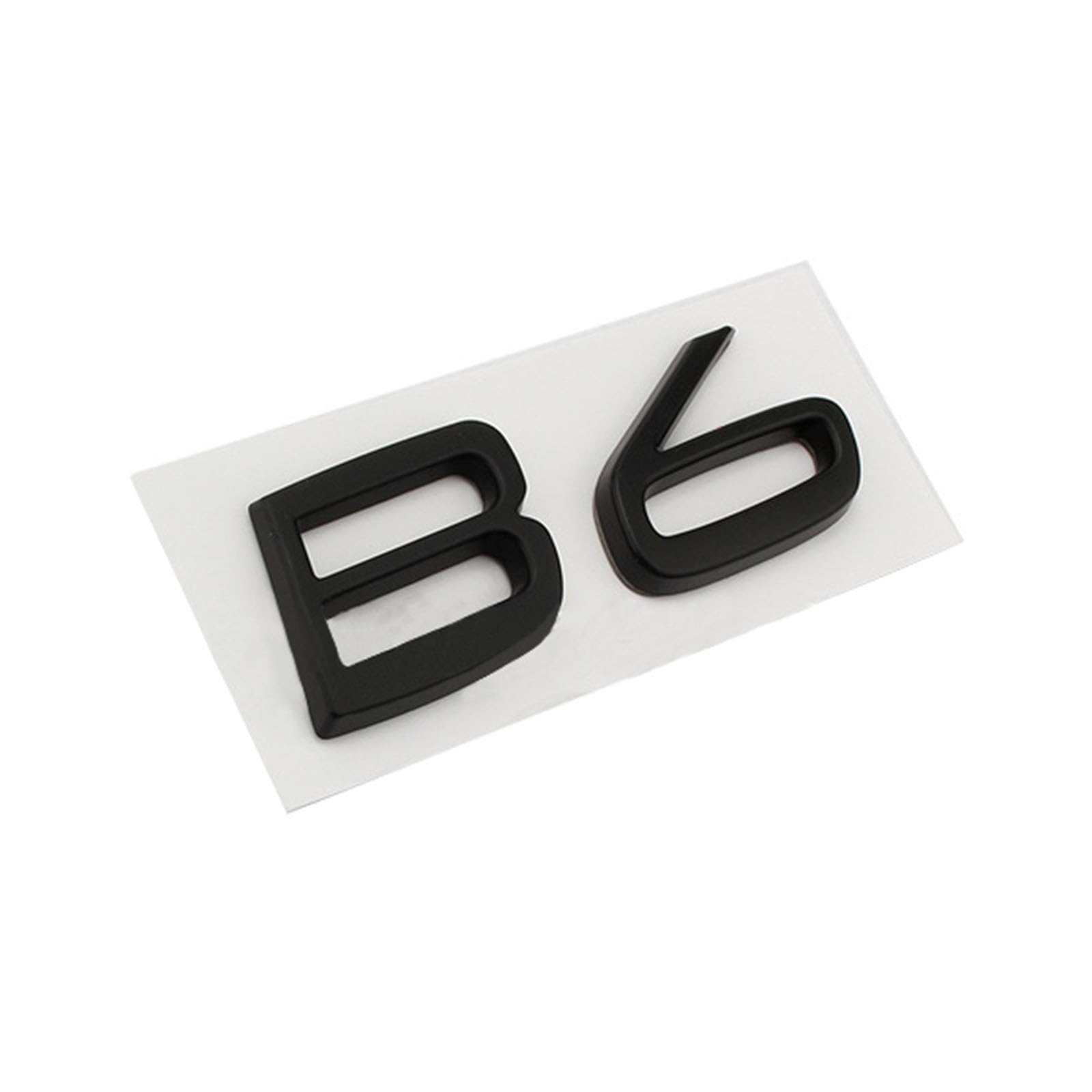 Abzeichen Logo für Volvo B6, Buchstaben Wort Emblem-Aufkleber,Autoaufkleber Sticker Emblem,Auto Emblem Abziehbilder Styling Dekoratives Emblem, B Matte Black von DURAGS