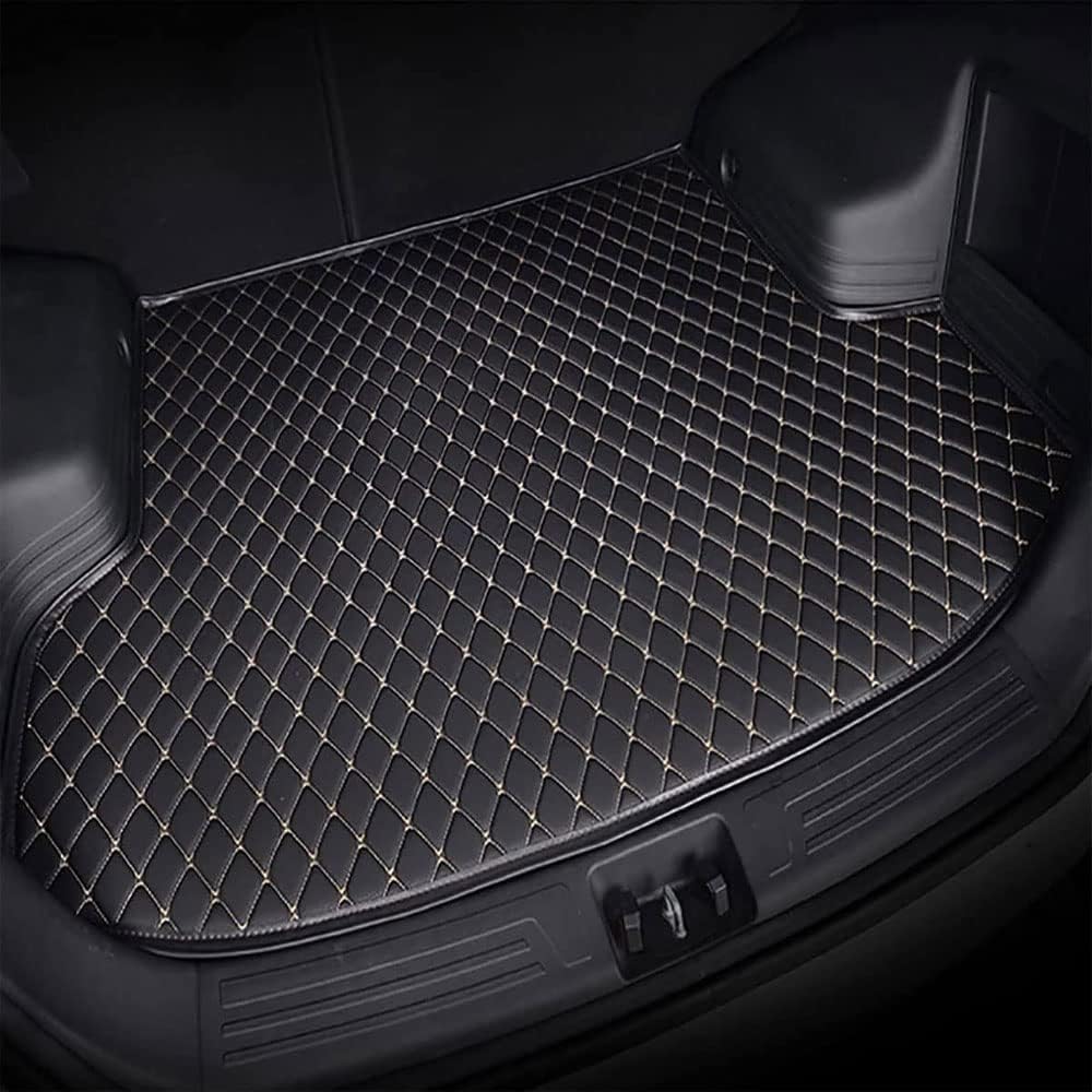 Auto Kofferraumwanne für Honda CRV 2022-2024, Antirutsch Widerstandsfähig Leicht zu Waschen Geruchsneutral Auto Interieur ZubehöR,B/Black+Beige von DURUP