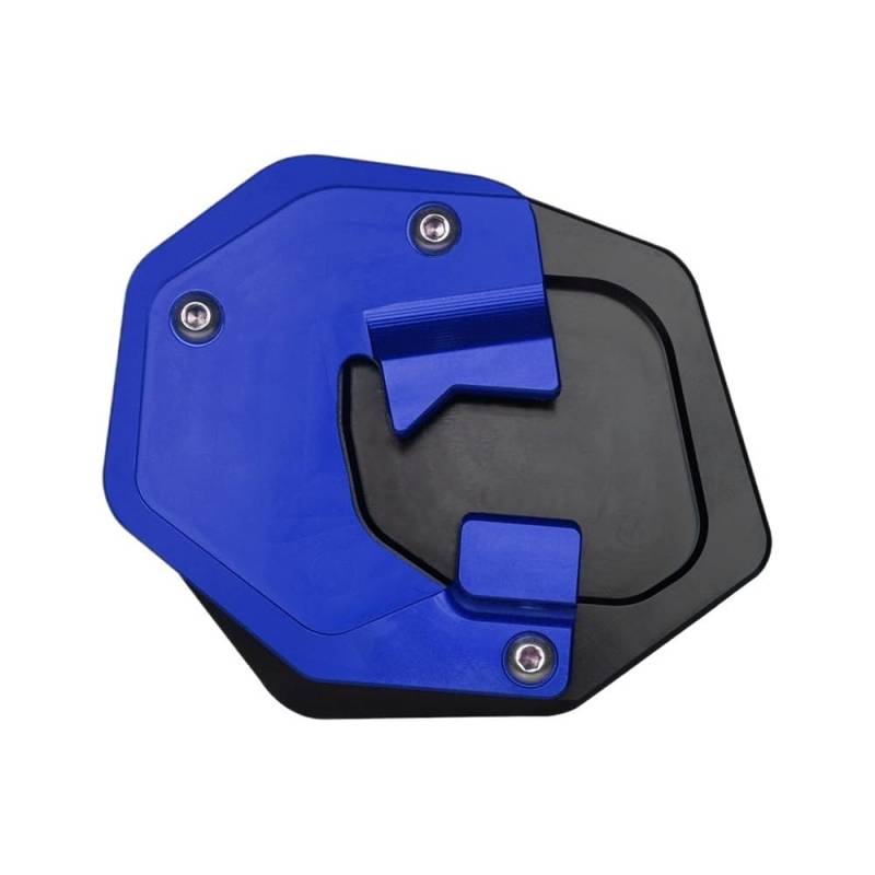 DUSHUO Für Tenere Für XTZ 700 Für XTZ690 Für TENERE 2019-2022 2020 2023 Motorrad Zubehör Ständer Verlängerung Seitenständer Platte Stützplatte(Blue) von DUSHUO