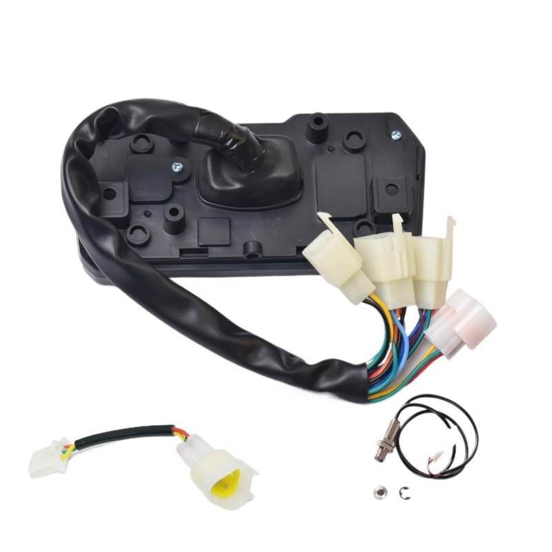 DUSHUO Kilometerzähler Motorrad 12000 RPM 6 Gang Motorrad LCD Kilometerzähler Digital Modifizierter Einstellbarer Tachometer Für CB150r(with Sensor) von DUSHUO