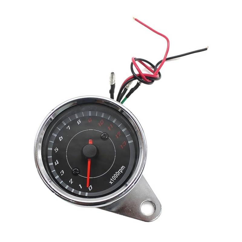 DUSHUO Kilometerzähler Motorrad 12V Motorrad Tachometer Messgerät Digitale Induktion Hintergrundbeleuchtung Motorrad Universal Motorrad Meter Zähler von DUSHUO