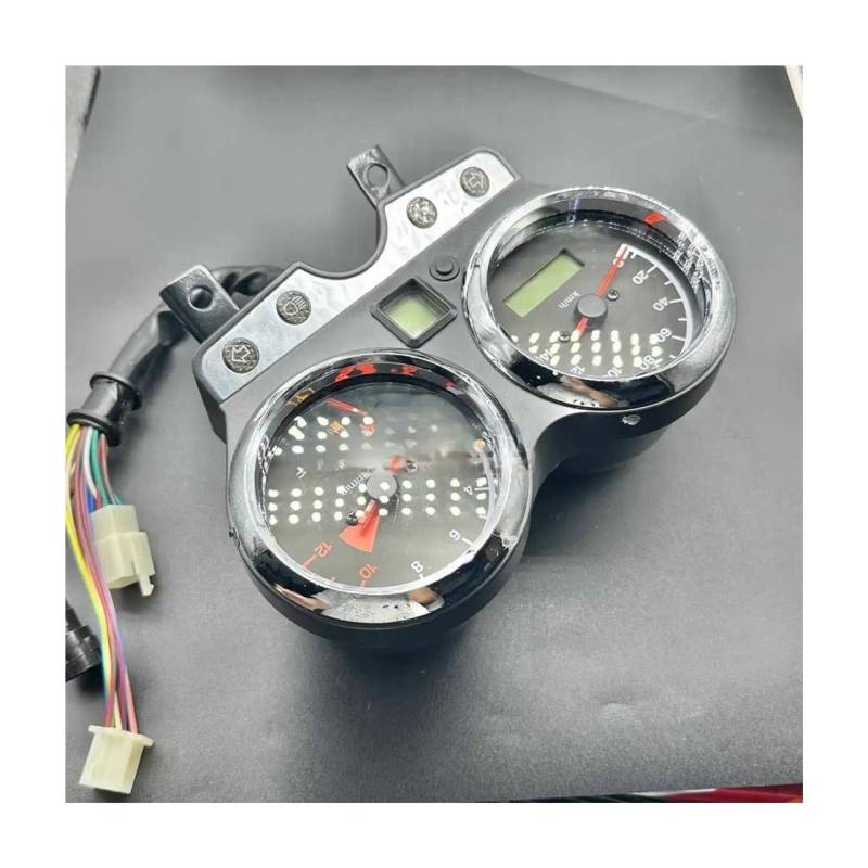 DUSHUO Kilometerzähler Motorrad Für EN125-3A/3F Motorradzubehör Instrumentenbaugruppe LCD Kilometerzähler(Sixth Gear) von DUSHUO