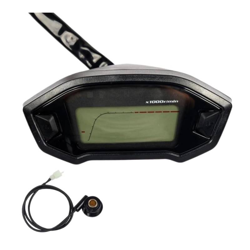 DUSHUO Kilometerzähler Motorrad Für MSX Für MSX125 Für Grom125 Motorrad Tacho Digital Dash Dashboard Anzeige Drehzahlmesser Kilometerzähler Meter Teil(Color12) von DUSHUO